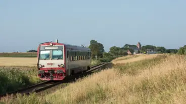 Dieser Triebwagen der neg soll zwischen dem 20. und 25. Februar kostenlos zwischen Uetersen und Tornesch pendeln