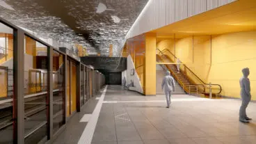 Visualisierung: So soll der neue U-Bahnhof in Steilshoop aussehen