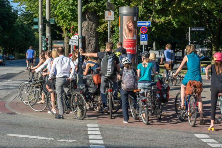 Fahrrad, Fahrradverkehr, Fahrradweg, Hamburg, Rad, Radfahrer, Radverkehr, Radweg, Umweltverbund