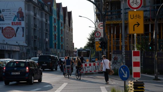 Fahrradstadt Hamburg Kein Platz für Radfahrer in der