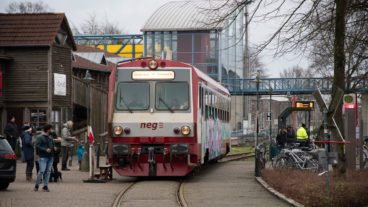 Bahn-Probeverkehr zwischen Uetersen und Tornesch im Februar 2020