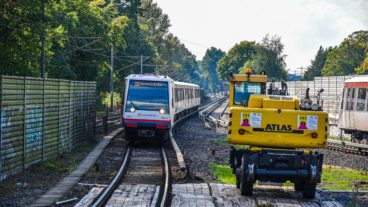 Erste Bauarbeiten für die neue U5 im Bereich der U-Bahn-Station Sengelmannstraße. Hier wird sich in den nächsten Monaten viel ändern.