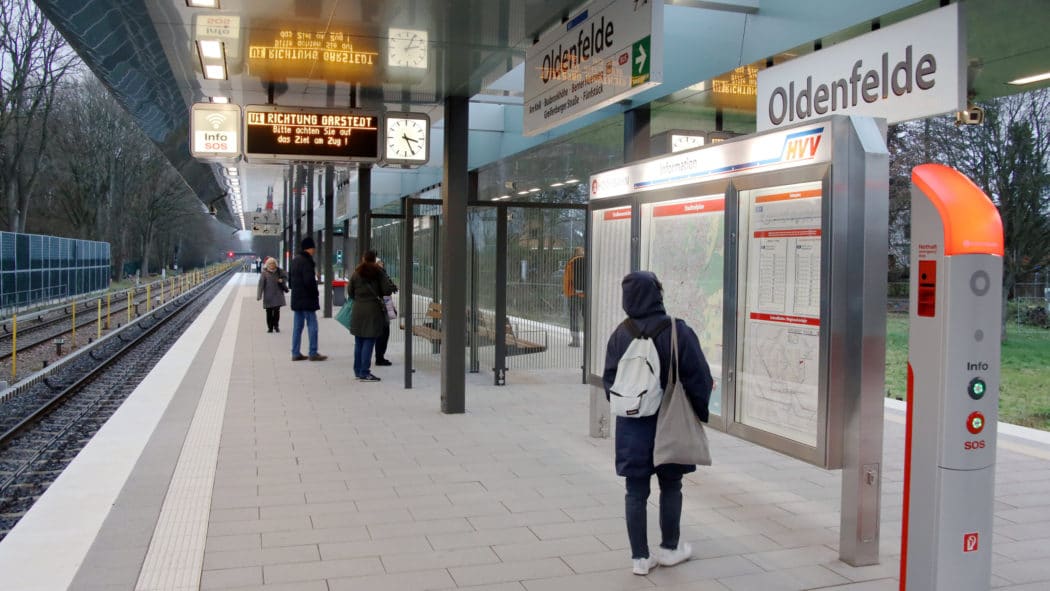 Zwischen Farmsen und Berne: Bahnhof U1 – Oldenfelde eröffnet