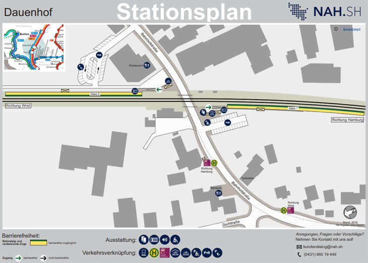 So sehen die neuen Stationspläne an den Bahn-Haltestellen in Schleswig-Holstein aus