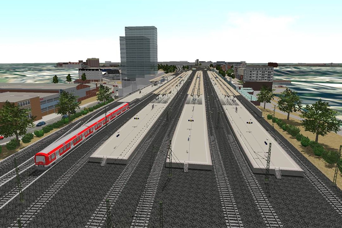 Bauvorbereitungen für neuen Bahnhof Altona sind gestartet