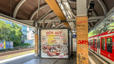 S-Bahnhof Holstenstraße in Hamburg: Dauerbaustelle und Fahrtgast-Ärgernis. (Foto: Thomas Röbke)